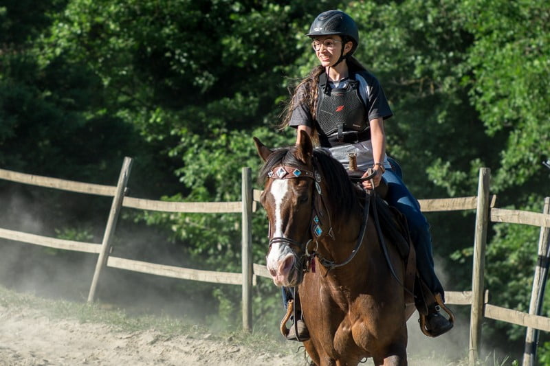 Lezioni di monta americana con quarter horse Il Ranch Bologna