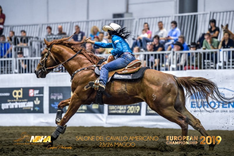 Istruttore di Barrel Racing e Pole Bending Rossella Graziani